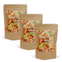 Saksanpähkinät Premium RAW LUOMU 250g x 3 pakettia