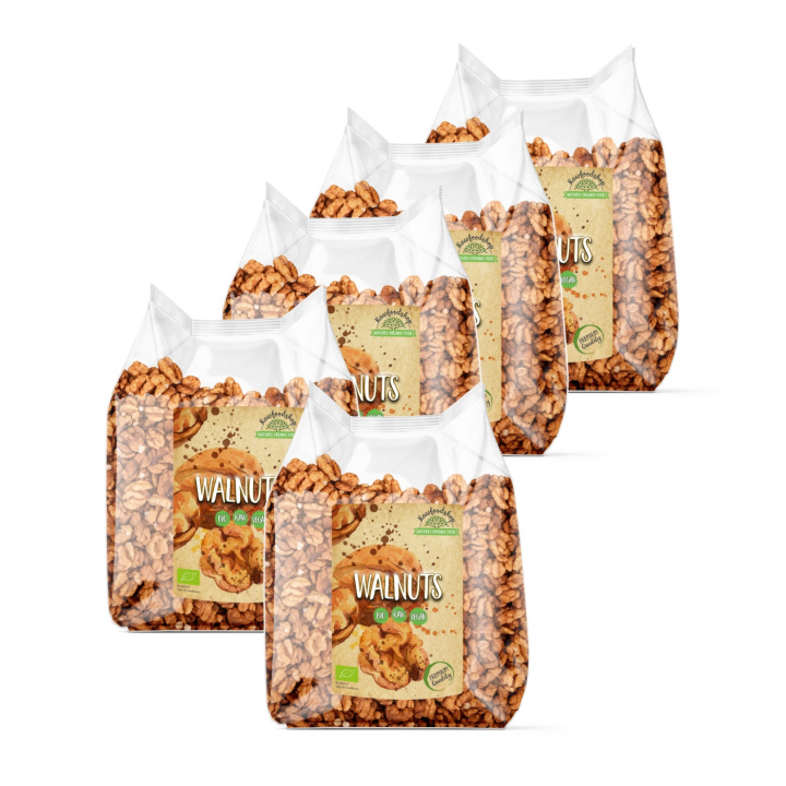 Saksanpähkinät Premium RAW LUOMU 750g x 5 pakettia ryhmässä Raaka-aineet / Pähkinät / Saksanpähkinät @ Rawfoodshop Scandinavia AB (RNOT200507E-SET5)