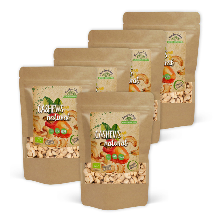 Cashewpähkinät Premium RAW LUOMU 500g x 5 pakettia ryhmässä Raaka-aineet / Pähkinät / Cashewpähkinät @ Rawfoodshop Scandinavia AB (RNOT5002059E-SET5)
