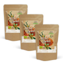 Kookoshiutaleet Premium LUOMU 500g x 3 pakettia