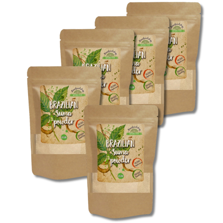 Brasilianen Suma Jauhe 125g x 5 pakettia ryhmässä Ravintolisät / Yrtit ja Kasvit / Yrtit @ Rawfoodshop Scandinavia AB (RPUL100320L-SET5)
