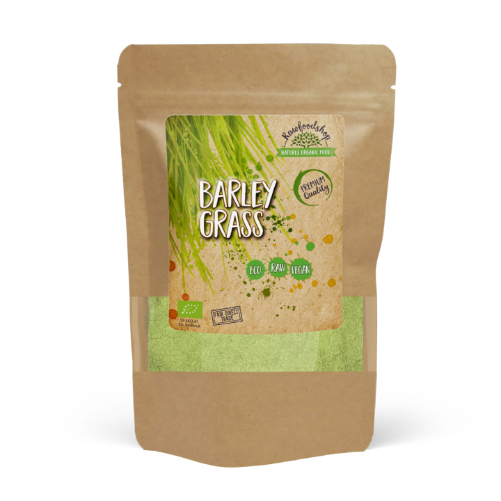 Ohraruohojauhe LUOMU 125g ryhmässä Raaka-aineet / Terveysruoka / Ohra & Vehnäruoho @ Rawfoodshop Scandinavia AB (RPUL100511E)