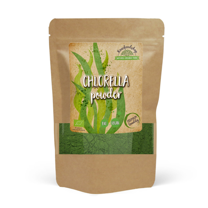 Chlorella-jauhe LUOMU 125g ryhmässä Raaka-aineet / Terveysruoka / Chlorellajauhe @ Rawfoodshop Scandinavia AB (RPUL100629E)
