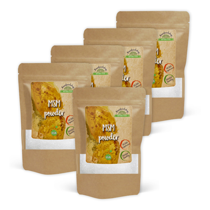 MSM-jauhe 250g x 5 pakettia ryhmässä Ravintolisät / Muut ravintolisät / MSM @ Rawfoodshop Scandinavia AB (RPUL225441E-SET5)