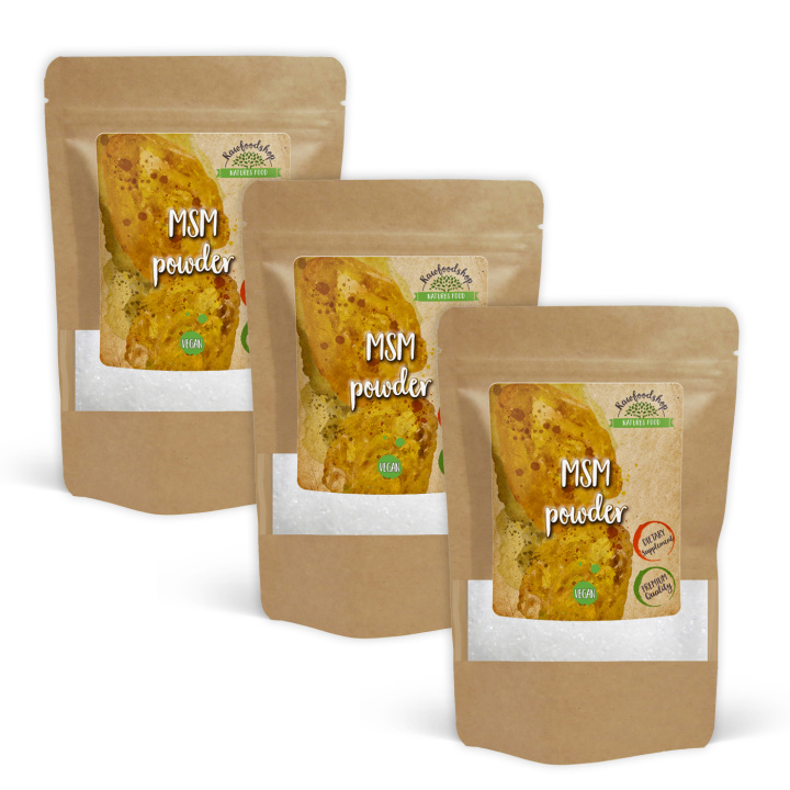 MSM-jauhe 500g x 3 pakettia ryhmässä Ravintolisät / Muut ravintolisät / MSM @ Rawfoodshop Scandinavia AB (RPUL425442E-SET3)