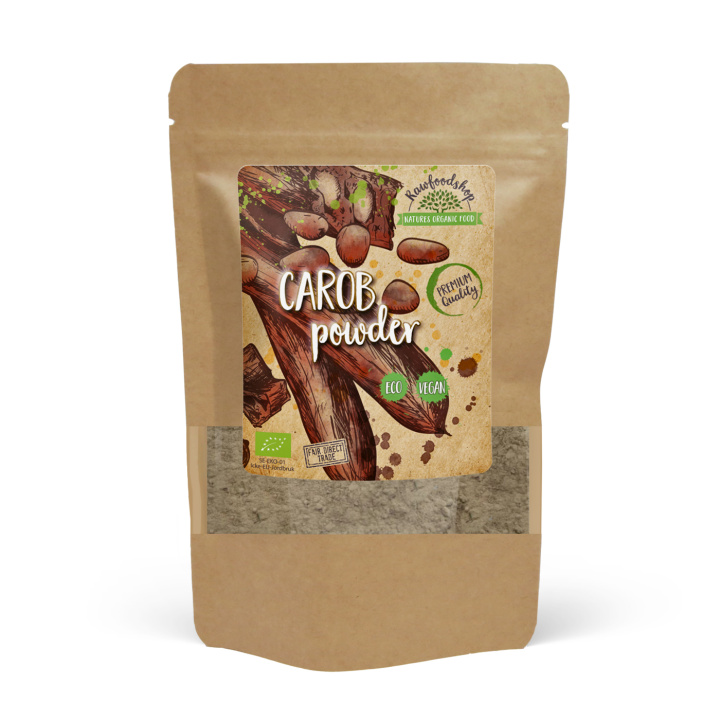 Carobjauhe LUOMU 500g ryhmässä Raaka-aineet / Leipominen / Kaakaotuotteet @ Rawfoodshop Scandinavia AB (RPUL500324E)