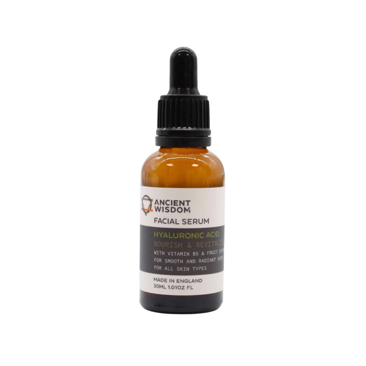 Hyaluronihappo Kasvoseerumi 30ml ryhmässä Iho & Vartalo / Kasvot / Öljy & Seerumi @ Rawfoodshop Scandinavia AB (SERFUL01)