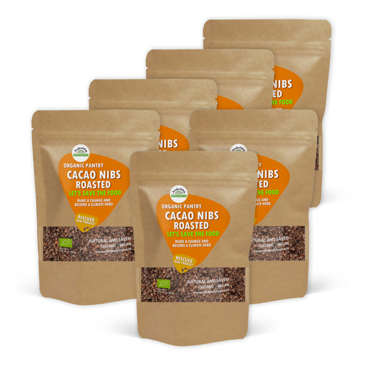 Kaakaonibsit Paahdetut LUOMU 1kg x 6 pakettia ryhmässä Raaka-aineet / Leipominen / Kaakaotuotteet @ Rawfoodshop Scandinavia AB (SF132510-SET6)