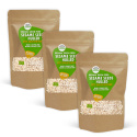 Kuoritut seesaminsiemenet LUOMU 1kg x 3 pakettia