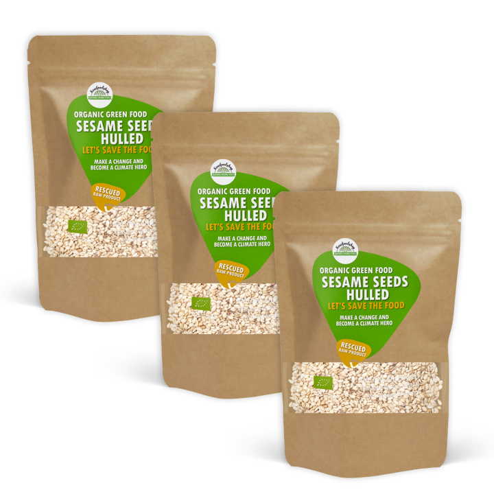 Kuoritut seesaminsiemenet LUOMU 1kg x 3 pakettia ryhmässä Raaka-aineet / Terveysruoka / Siemenet @ Rawfoodshop Scandinavia AB (SF141301-SET3)