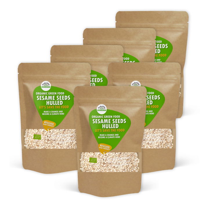 Kuoritut seesaminsiemenet LUOMU 1kg x 6 pakettia ryhmässä Raaka-aineet / Terveysruoka / Siemenet @ Rawfoodshop Scandinavia AB (SF141301SET)