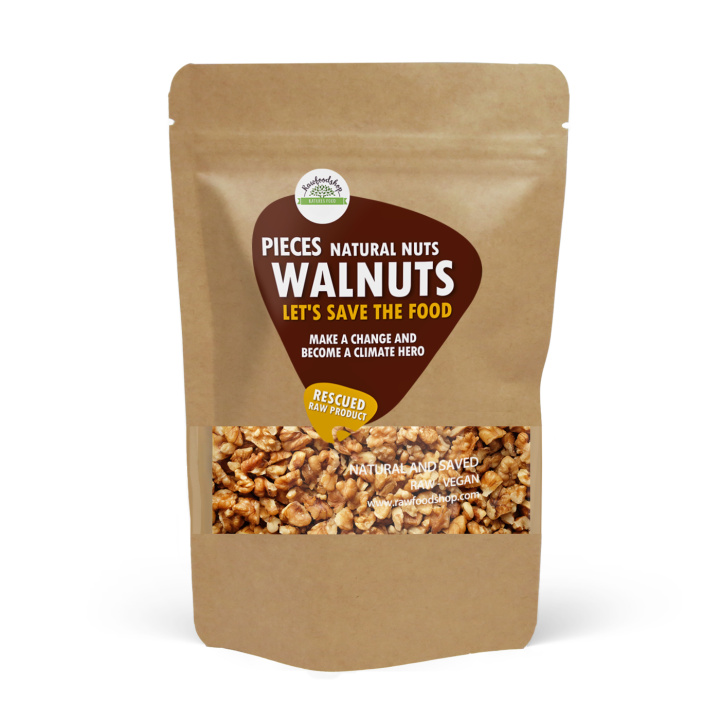 Saksanpähkinät paloina RAW 750g ryhmässä Raaka-aineet / Pähkinät / Saksanpähkinät @ Rawfoodshop Scandinavia AB (SF17234750)