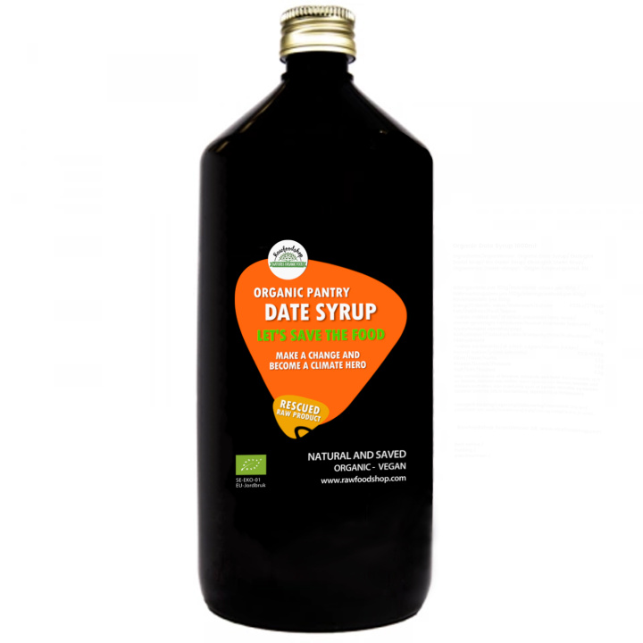 Taatelisiirappi LUOMU 1000 ml ryhmässä Raaka-aineet / Hedelmät & Marjat / Taatelit @ Rawfoodshop Scandinavia AB (SF17571)