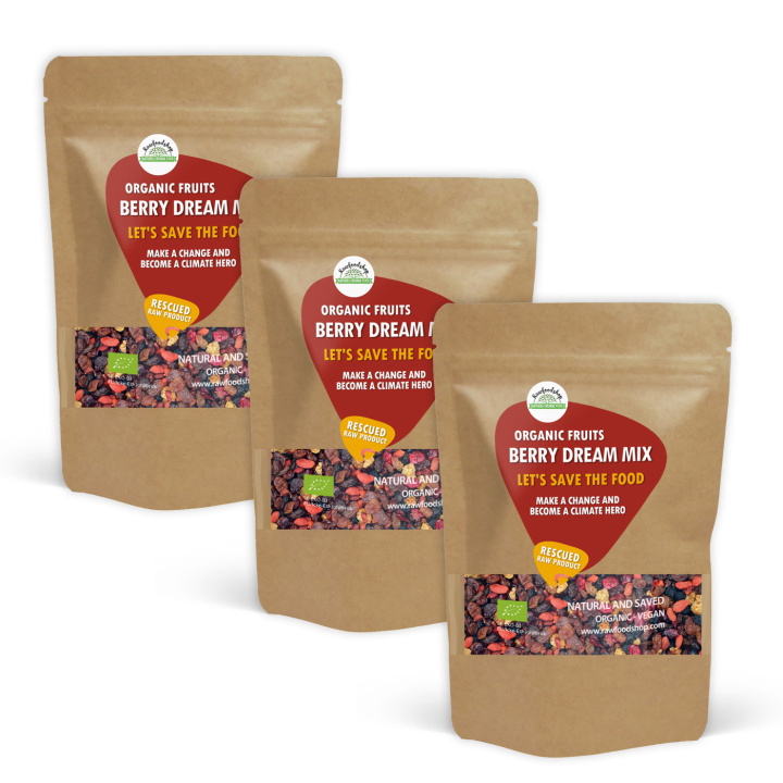 Berry Dream Mix LUOMU 1kg x 3 pakettia ryhmässä Raaka-aineet / Hedelmät & Marjat @ Rawfoodshop Scandinavia AB (SF214131-SET3)