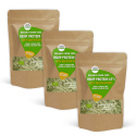 Hampuproteiini 65% LUOMU 1kg x 3 pakettia