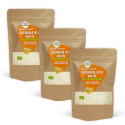 Jasmiiniriisi Valkoinen LUOMU 1kg x 3 pakettia