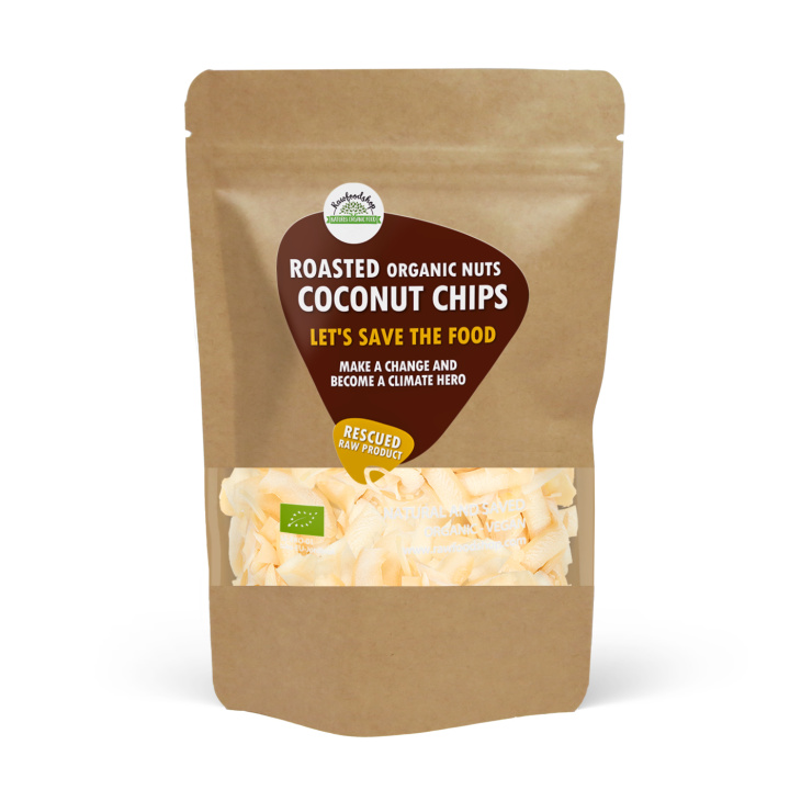 Kookoschipsit Paahdetut LUOMU 500g ryhmässä Raaka-aineet / Pähkinät / Kookos @ Rawfoodshop Scandinavia AB (SFKCR20500)