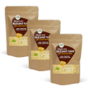 Paahdettu Hasselpähkinäjauho LUOMU 1kg  x 3 pakettia