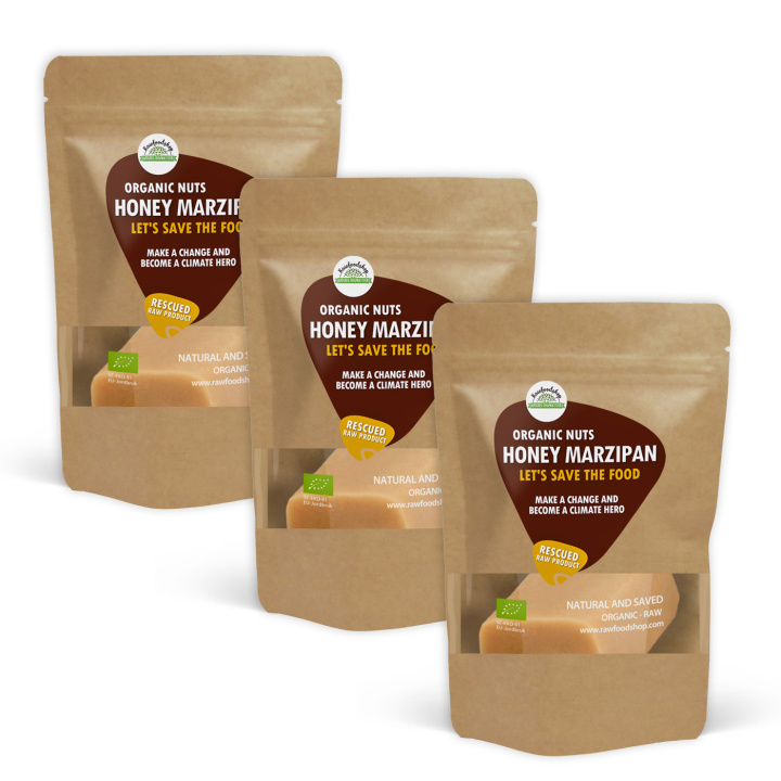 Marsipaani LUOMU 500g x 3 pakettia ryhmässä Raaka-aineet / Leipominen / Sokerointi @ Rawfoodshop Scandinavia AB (SFMMH251-SET3)