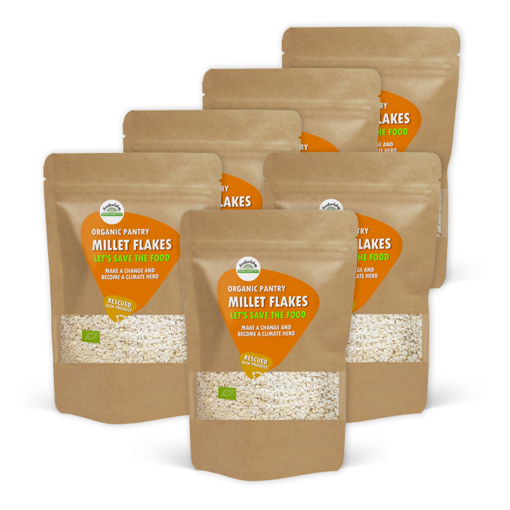 Hirssihiutaleet LUOMU 1kg x 6 pakettia ryhmässä Raaka-aineet / Leipominen / Viljat & Hiutaleet @ Rawfoodshop Scandinavia AB (SFRAW006644001SET)