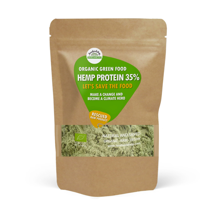 Hamppuproteiini 35% LUOMU 1kg ryhmässä Raaka-aineet / Terveysruoka / Proteiinijauhe @ Rawfoodshop Scandinavia AB (SFRAWPRO351)