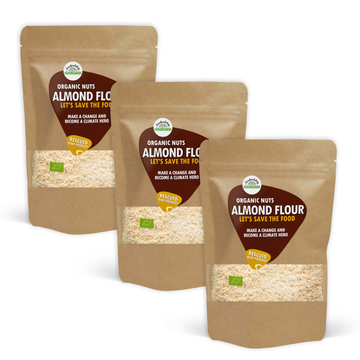 Raakaluomu mantelijauho 1kg x 3 pakettia ryhmässä Raaka-aineet / Leipominen / Jauhot / Luomumantelijauho @ Rawfoodshop Scandinavia AB (SFRBAK1000913ESET3)