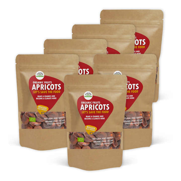 Aprikoosit LUOMU 1kg x 6 pakettia ryhmässä Raaka-aineet / Hedelmät & Marjat / Aprikoosi @ Rawfoodshop Scandinavia AB (SFRFRU500350E1-SET6)