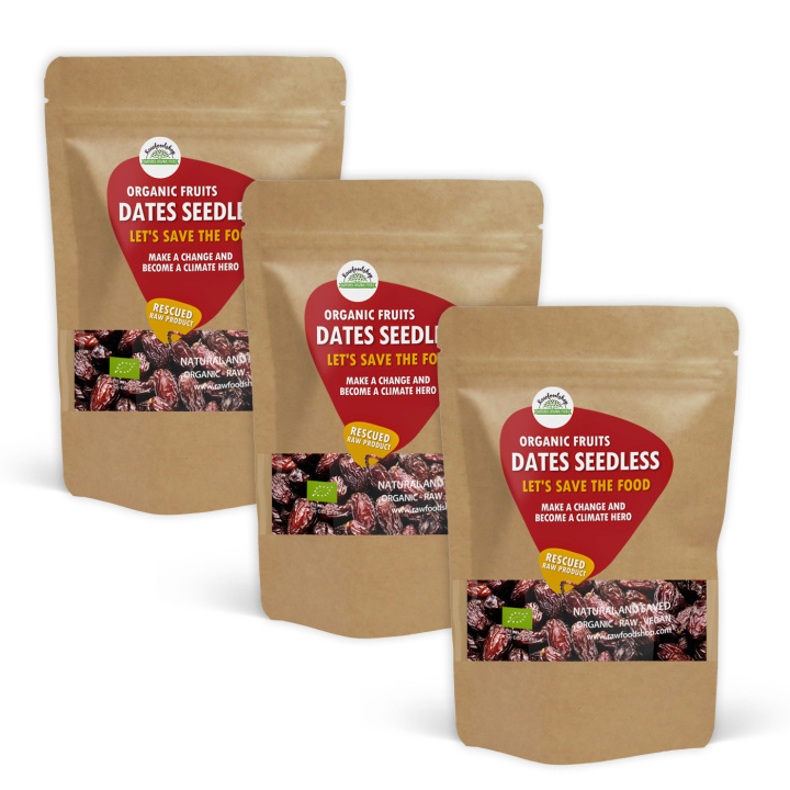 Kivetyt taatelit LUOMU 1kg x 3 pakettia ryhmässä Raaka-aineet / Hedelmät & Marjat / Taatelit @ Rawfoodshop Scandinavia AB (SFRFRU500356E1-SET3)