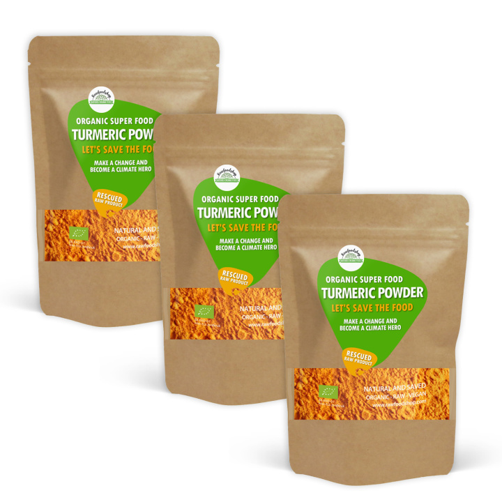 Kurkuma LUOMU 1kg x 3 pakettia ryhmässä Raaka-aineet / Ruokakomero / Mausteet & Suola / Kurkuma @ Rawfoodshop Scandinavia AB (SFRKRY500164E-SET3)