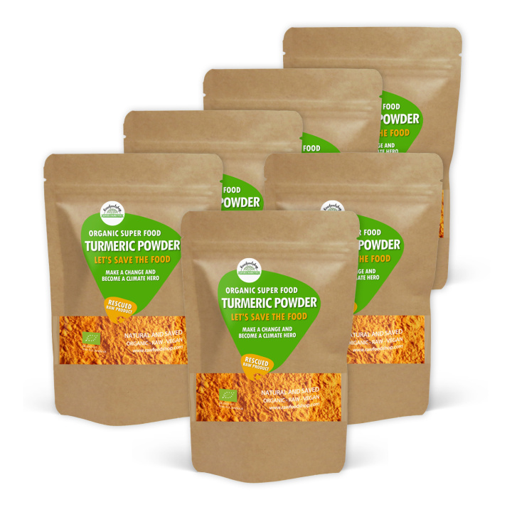 Kurkuma LUOMU 1kg x 6 pakettia ryhmässä Raaka-aineet / Ruokakomero / Mausteet & Suola / Kurkuma @ Rawfoodshop Scandinavia AB (SFRKRY500164E-SET6)