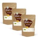 Kookoslastut LUOMU 500g x 3 pakettia