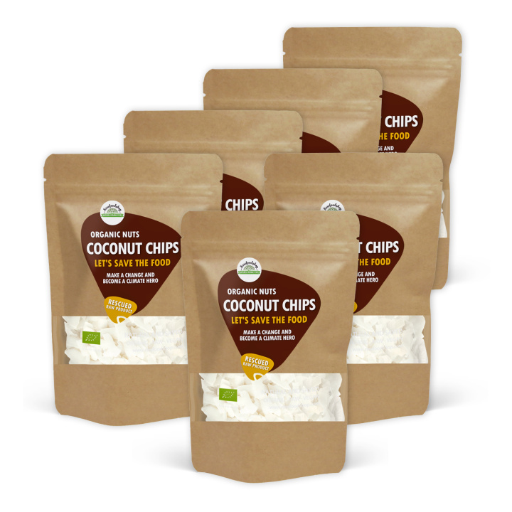 Kookoslastut RAW LUOMU 500g x 6 pakettia ryhmässä Raaka-aineet / Pähkinät / Kookos @ Rawfoodshop Scandinavia AB (SFRNOT200411E500SET)