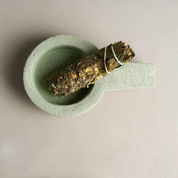 Buenos Aires Sahumador Vihreä ryhmässä Koti & Sielu / Tunnelma & tuoksu / Suitsuketelineet & lautaset @ Rawfoodshop Scandinavia AB (SKU-090)