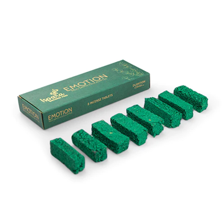 Ispalla suitsuketikut Emotion 8 kpl ryhmässä Koti & Sielu / Tunnelma & tuoksu / Suitsuke @ Rawfoodshop Scandinavia AB (SKU-125)