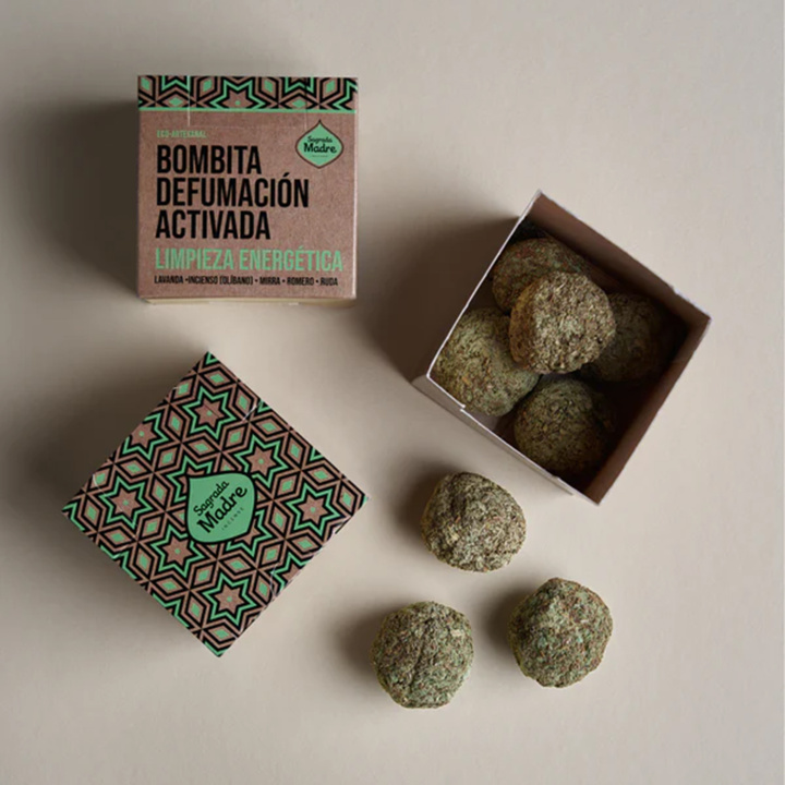 Suitsukepallot Bombita Limpieza Energy 8 kpl ryhmässä Koti & Sielu / Tunnelma & tuoksu / Suitsuke @ Rawfoodshop Scandinavia AB (SKU-129)