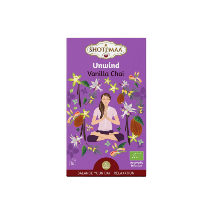 Chai Vanilja Yrttitee LUOMU 16 x 2g ryhmässä Raaka-aineet / Juomat / Teet @ Rawfoodshop Scandinavia AB (SKU-422)