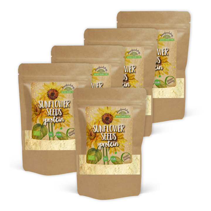 Auringonkukansiemen Proteiini LUOMU 500g x 5 pakettia ryhmässä Raaka-aineet / Terveysruoka / Proteiinijauhe @ Rawfoodshop Scandinavia AB (SOPO01-SET5)