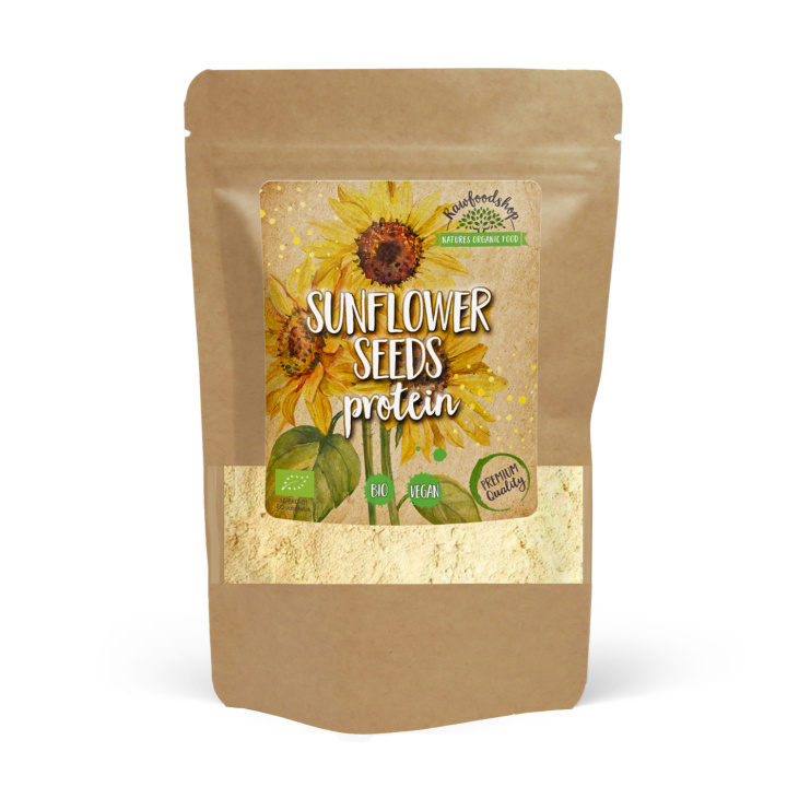 Auringonkukansiemen Proteiini LUOMU 500g ryhmässä Raaka-aineet / Terveysruoka / Proteiinijauhe @ Rawfoodshop Scandinavia AB (SOPO01)