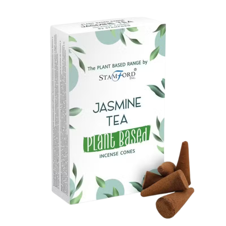 Suitsukekartiot Jasmine Tea 12st ryhmässä Koti & Sielu / Tunnelma & tuoksu / Suitsuke @ Rawfoodshop Scandinavia AB (SPBIC-02)
