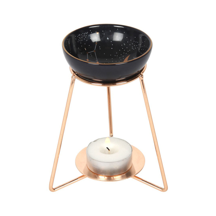 Vaha- & öljylämmittäjä tähtikuvioilla ryhmässä Koti & Sielu / Tunnelma & tuoksu / Öljyn poltin @ Rawfoodshop Scandinavia AB (ST_19231)