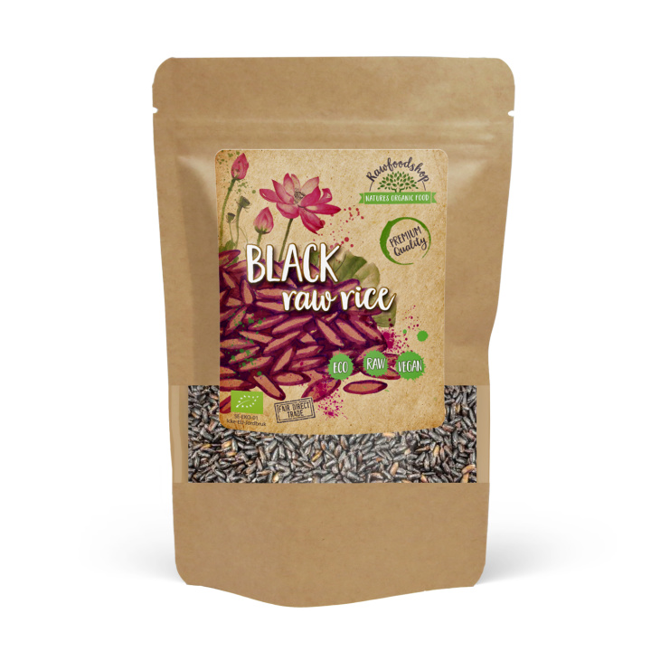 Musta Riisi LUOMU 500g ryhmässä Raaka-aineet / Ruokakomero / Riisi & Ohra @ Rawfoodshop Scandinavia AB (SVR50)