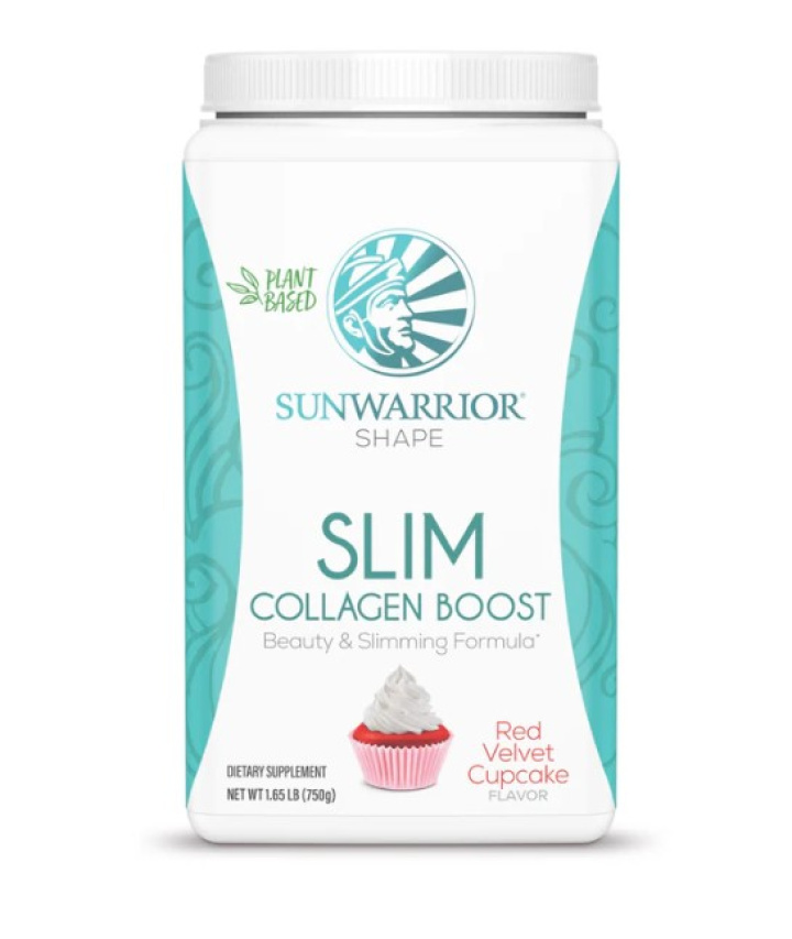 Sunwarrior Shape Slim Collagen Boost Red Velvet 750g ryhmässä Ravintolisät / Käyttöalue / Paino & Ateria @ Rawfoodshop Scandinavia AB (SW242)