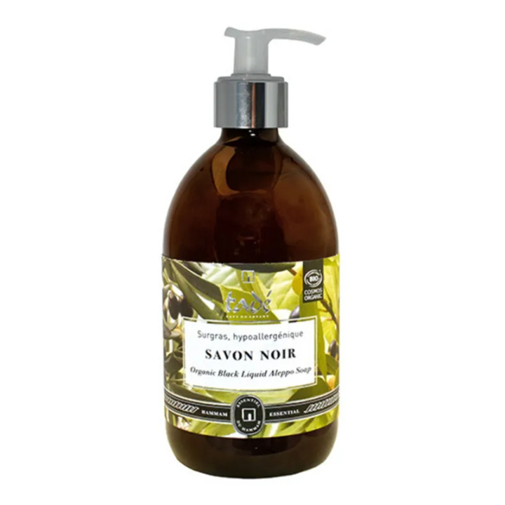 Nestemäinen Aleppo-saippua 500ml LUOMU Black ryhmässä Iho & Vartalo / Vartalo / Käsisaippua @ Rawfoodshop Scandinavia AB (TADLIQUID5749)