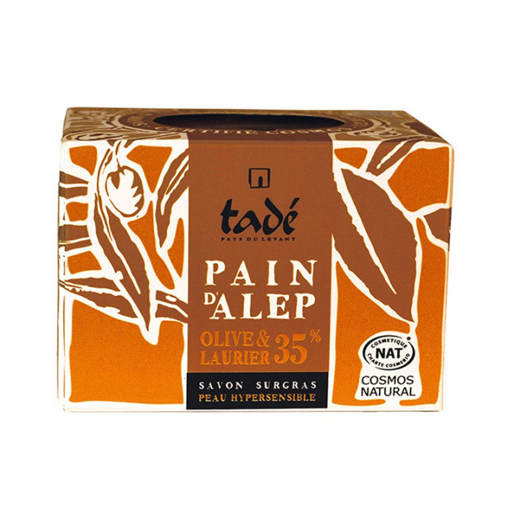 Alepposaippua 35% Laakerinmarjaöljy LUOMU 190g ryhmässä Iho & Vartalo / Vartalo / Käsisaippua @ Rawfoodshop Scandinavia AB (TADSOLID0040)