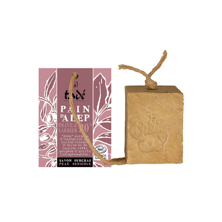 Alepposaippua Narulla 20% Laakerinmarjaöljy Cosmos Natural 190g ryhmässä Iho & Vartalo / Vartalo / Käsisaippua @ Rawfoodshop Scandinavia AB (TADSOLID6615)