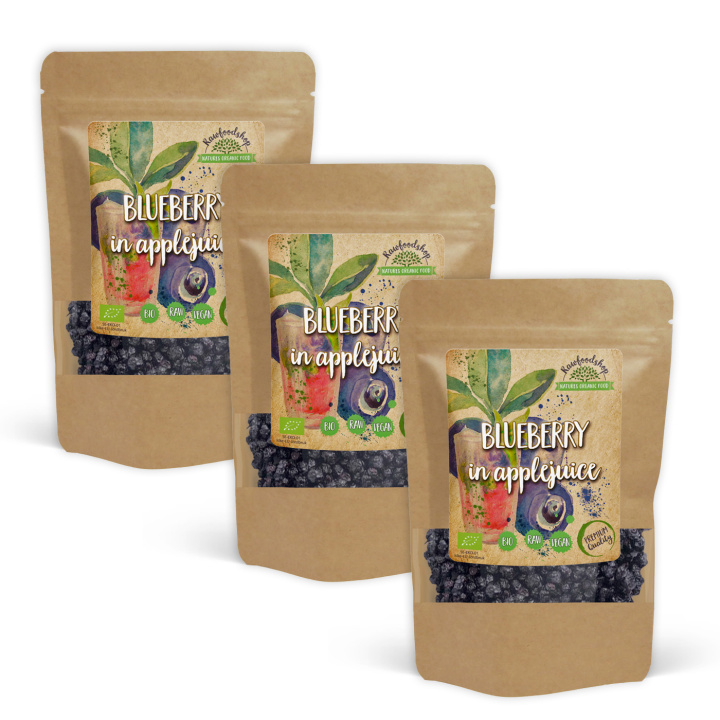 Mustikat LUOMU 100g x 3 pakettia ryhmässä Raaka-aineet / Hedelmät & Marjat / Mustikka @ Rawfoodshop Scandinavia AB (TBB10-SET3)