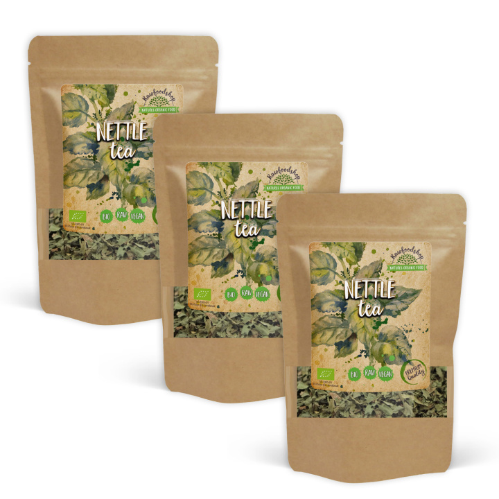 Nokkosteetä LUOMU 50g x 3 pakettia ryhmässä Raaka-aineet / Juomat / Teet @ Rawfoodshop Scandinavia AB (TE04-SET3)