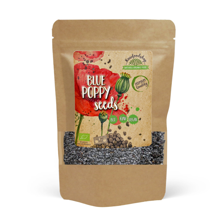 Unikonsiemenet Sininen LUOMU 100g ryhmässä Raaka-aineet / Terveysruoka / Siemenet @ Rawfoodshop Scandinavia AB (VAL100)
