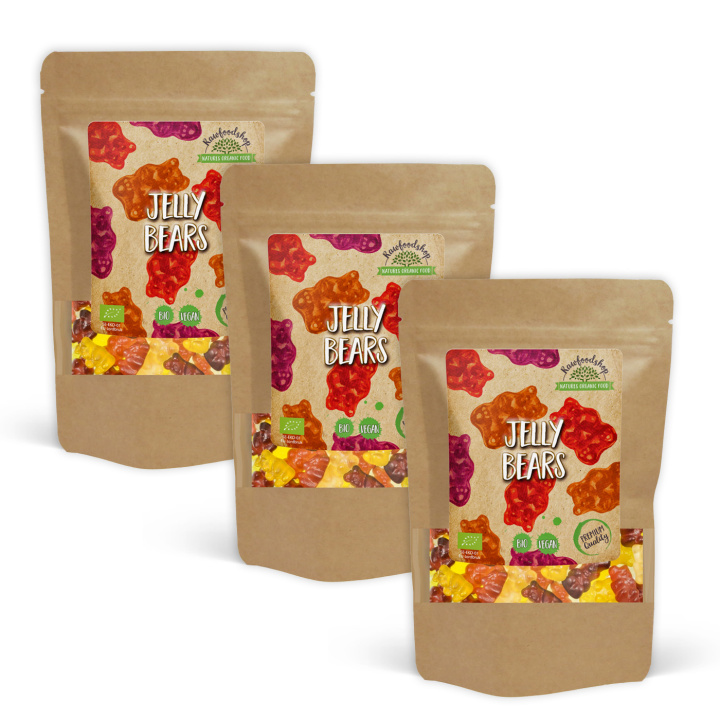 Karkkikarhut LUOMU 100g x 3 pakettia ryhmässä Raaka-aineet / Karkkia & Suklaata / Makeiset @ Rawfoodshop Scandinavia AB (VEGGOD01-SET3)