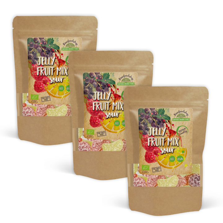Karkki Hedelmäsekoitus LUOMU 100g x 3 pakettia ryhmässä Raaka-aineet / Karkkia & Suklaata / Makeiset @ Rawfoodshop Scandinavia AB (VEGGOD02-SET3)